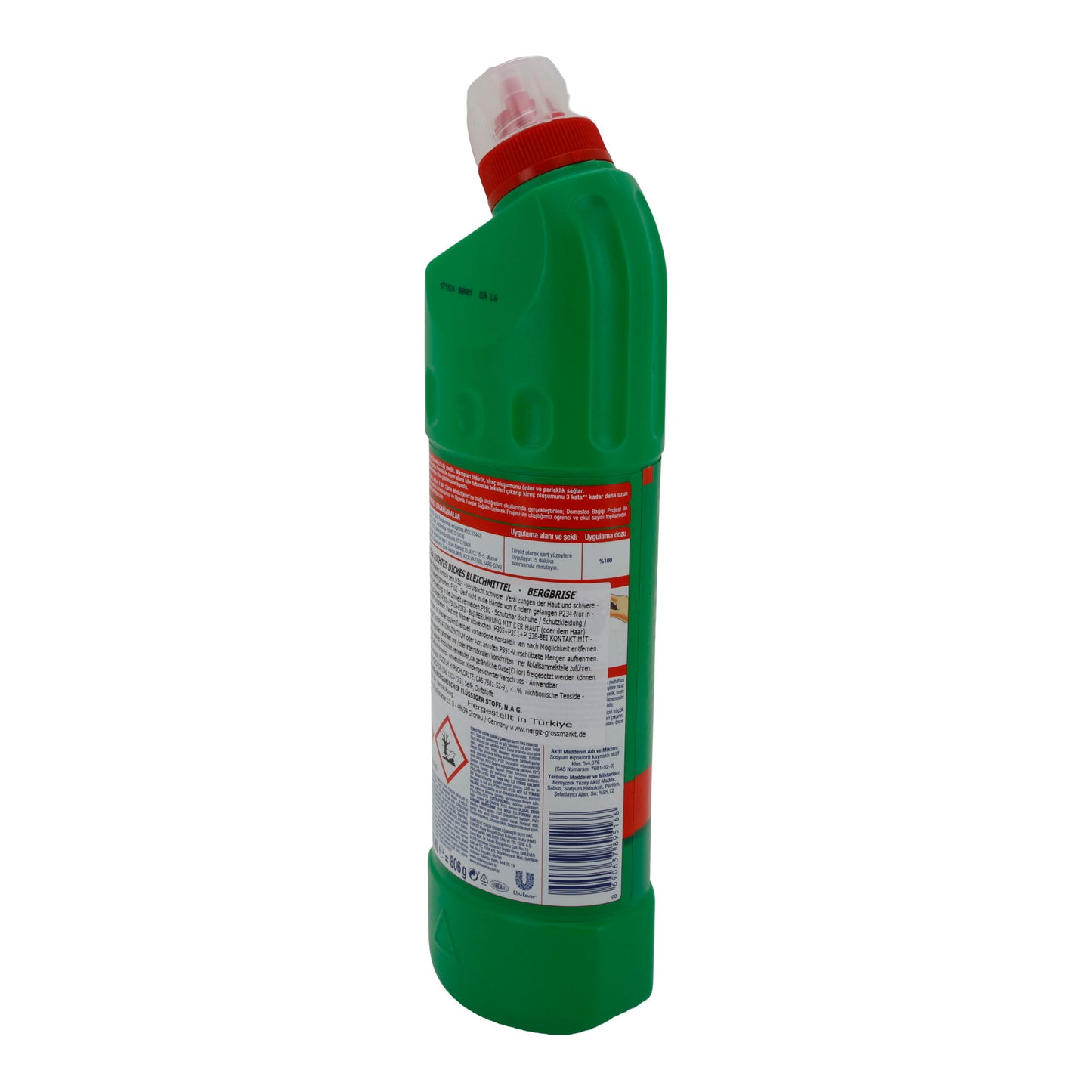 Bleichmittel Domestos Ultra Dichtes | Bleichmittel | Bergfrischer Duft | 750 ml