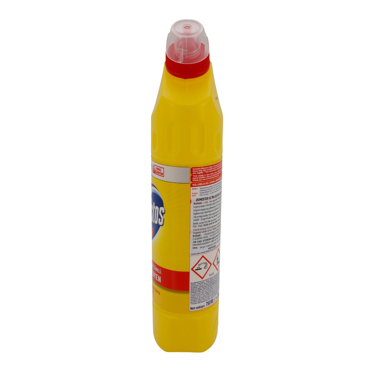 Bleichmittel Domestos Ultra Dichtes | Bleichmittel | Zitronen-Frische Duft | 750 ml