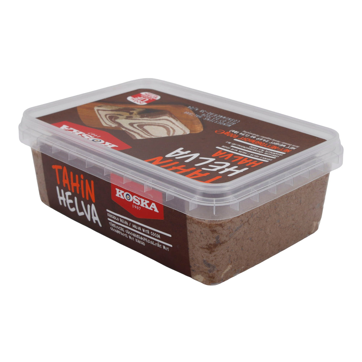 Sesampaste Koska Tahin Helva mit Kakao | Süßspeise | Traditionelle türkische Süßware | 700 g KOSKA
