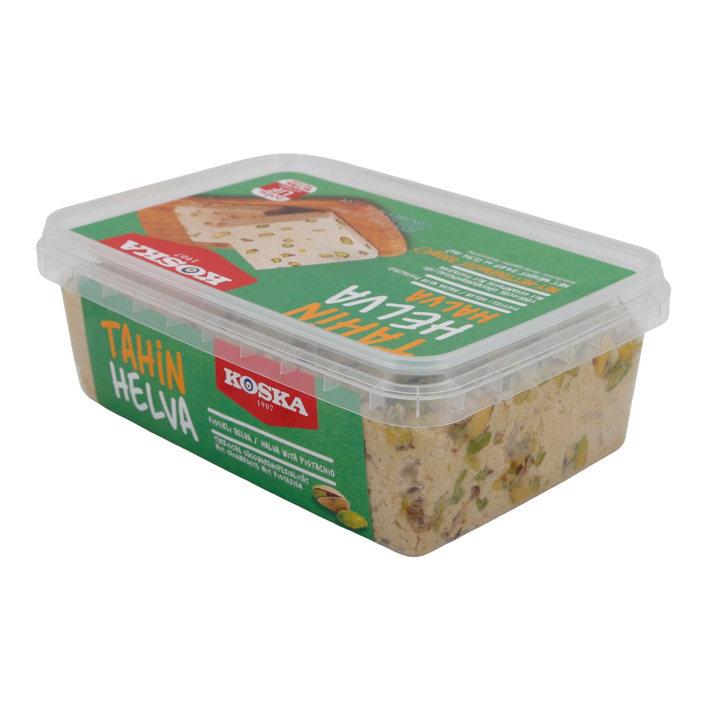 Pasta di sesamo Koska Tahin Helva con pistacchi | Dolce | Dolci tradizionali turchi | 700 g