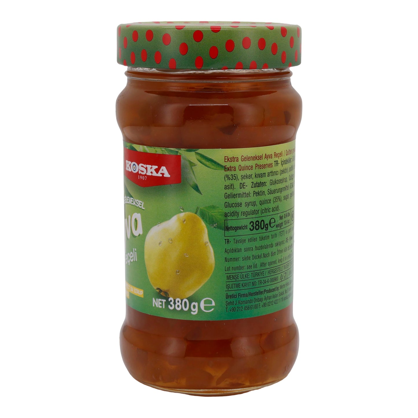 Quittenmus Koska | Ayva Reçeli | Traditioneel, Turks | 380 g