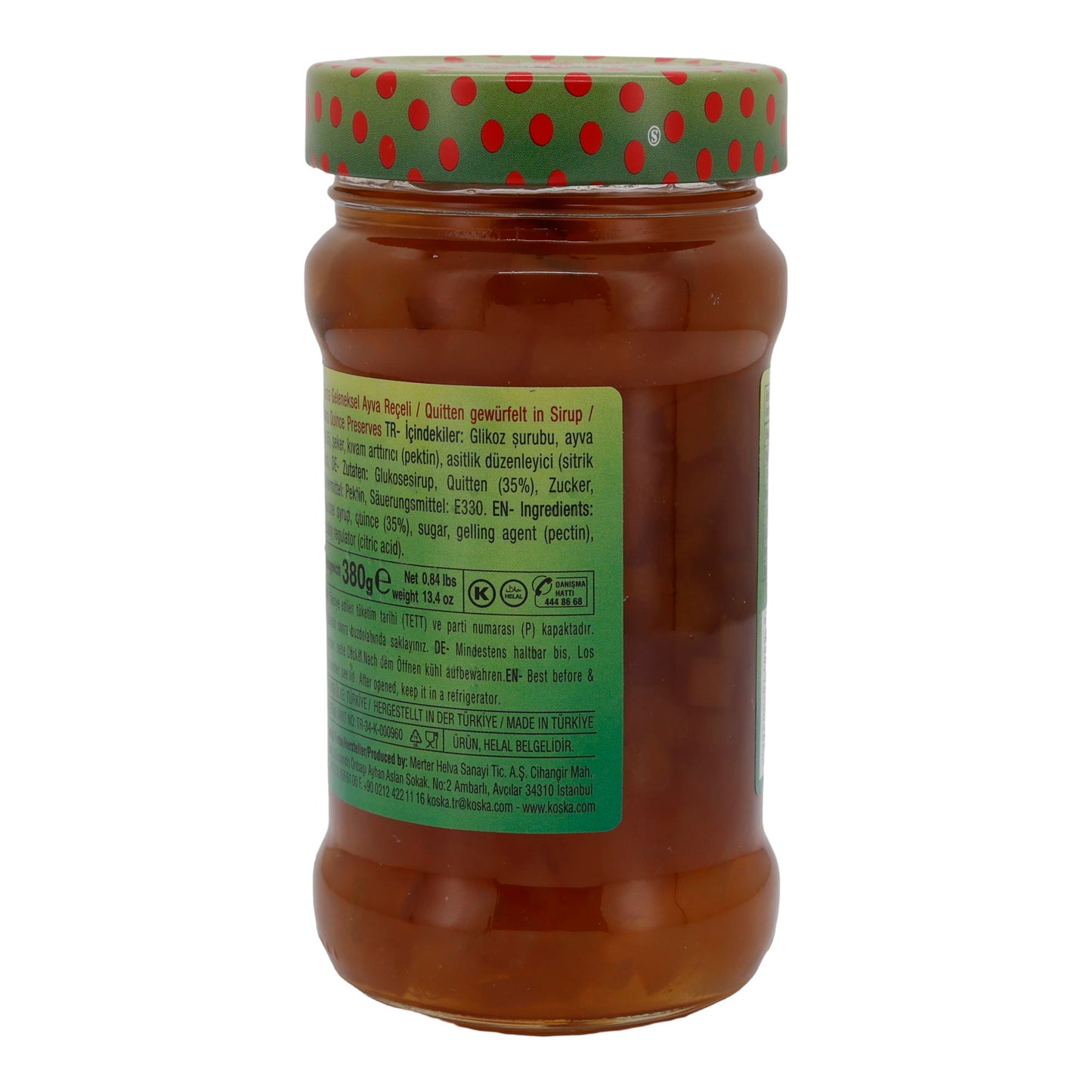 Quittenmus Koska | Ayva Reçeli | Traditioneel, Turks | 380 g