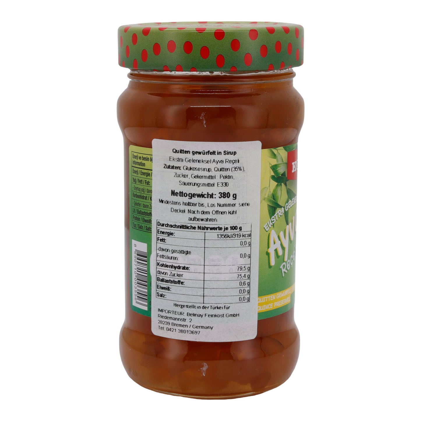 Quittenmus Koska | Ayva Reçeli | Traditioneel, Turks | 380 g
