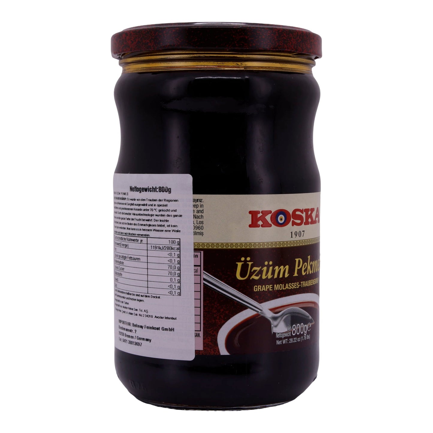 Traubensirup Koska | Üzüm Pekmezi | Traditionell, türkisch | 800 g KOSKA