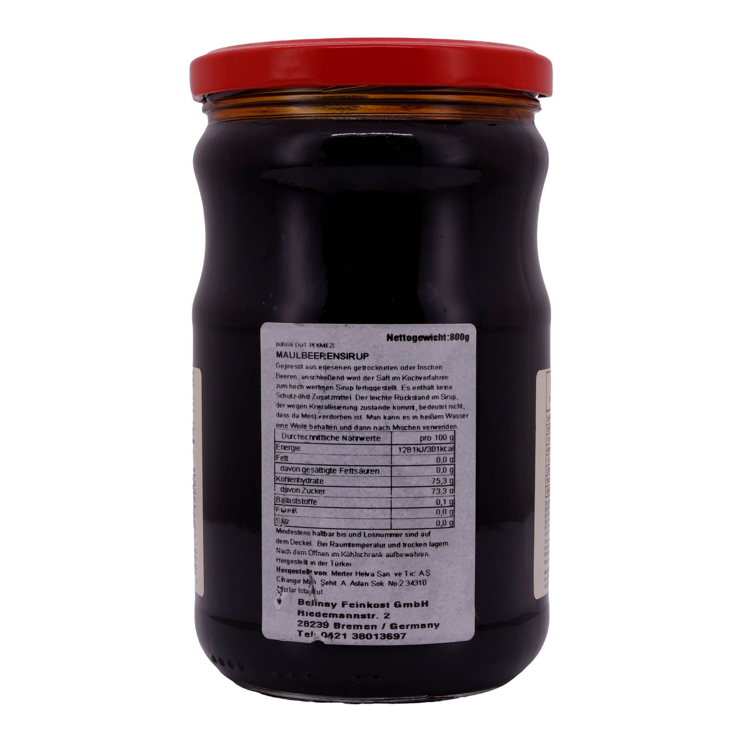 Maulbeersiroop Koska | Dut Pekmezi | Hoogwaardig, Turkije | 800 g