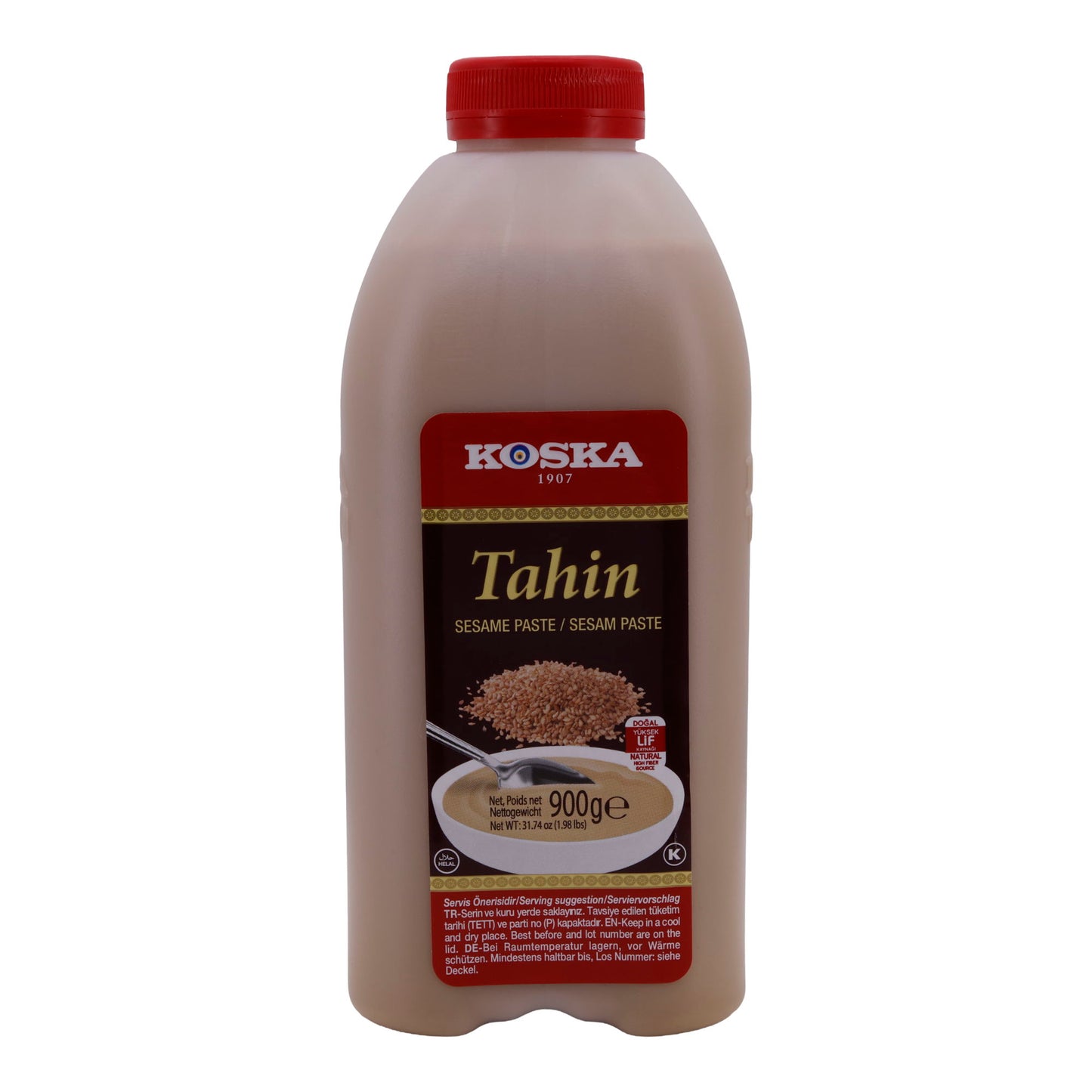 Sesampasta Koska | Tahin | Premium | 900 g – Perfect voor hummus en zoetigheden