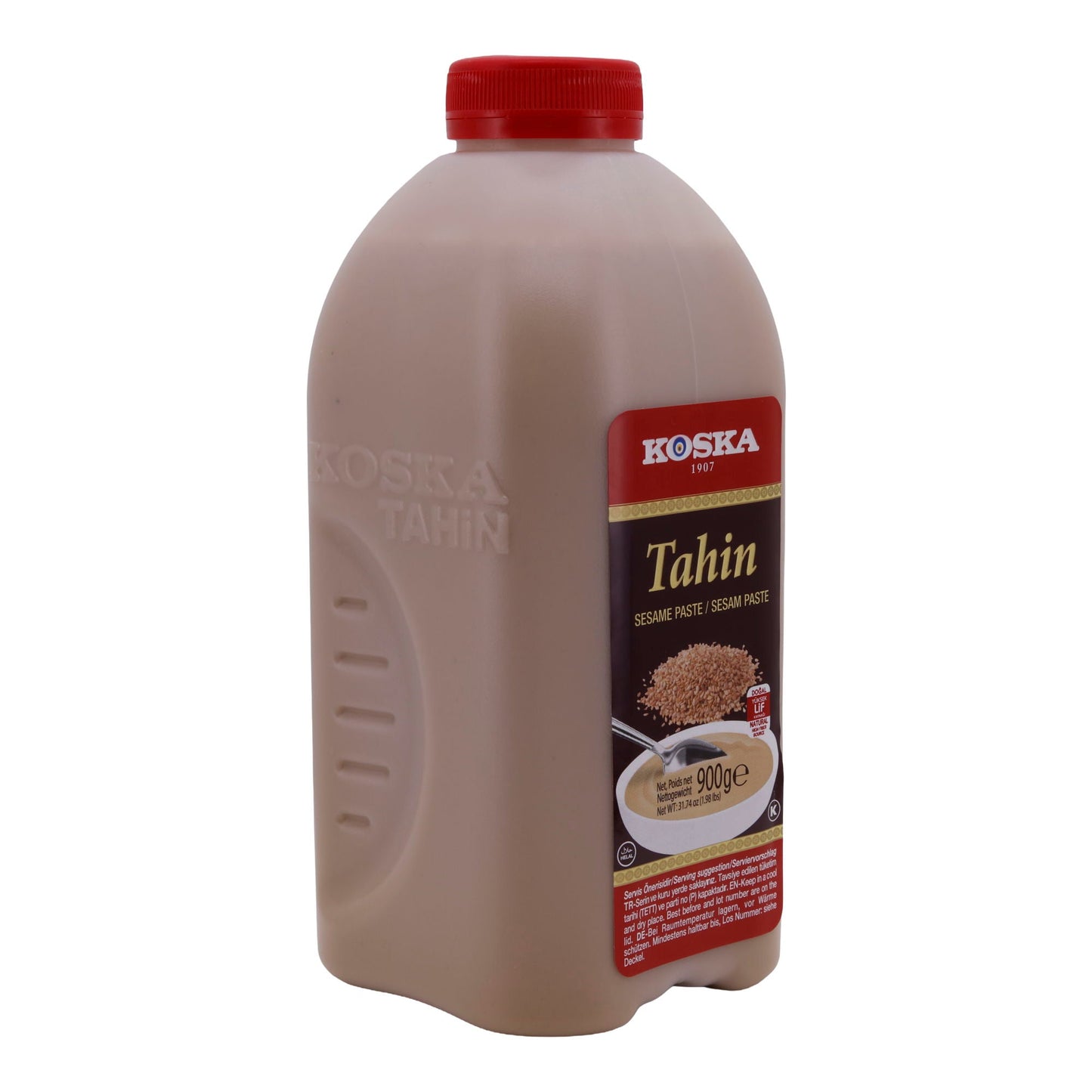 Sesampaste Koska | Tahin | Premium | 900 g – Perfekt für Hummus und Süßspeisen KOSKA