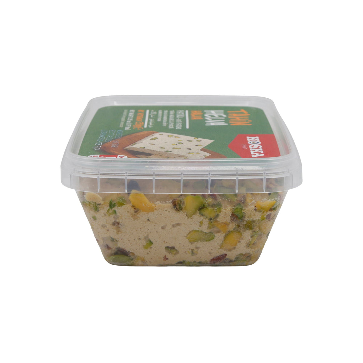 Sesampaste Koska Tahin Helva mit Pistazien | Süßspeise | Traditionelle türkische Süßware | 350 g KOSKA