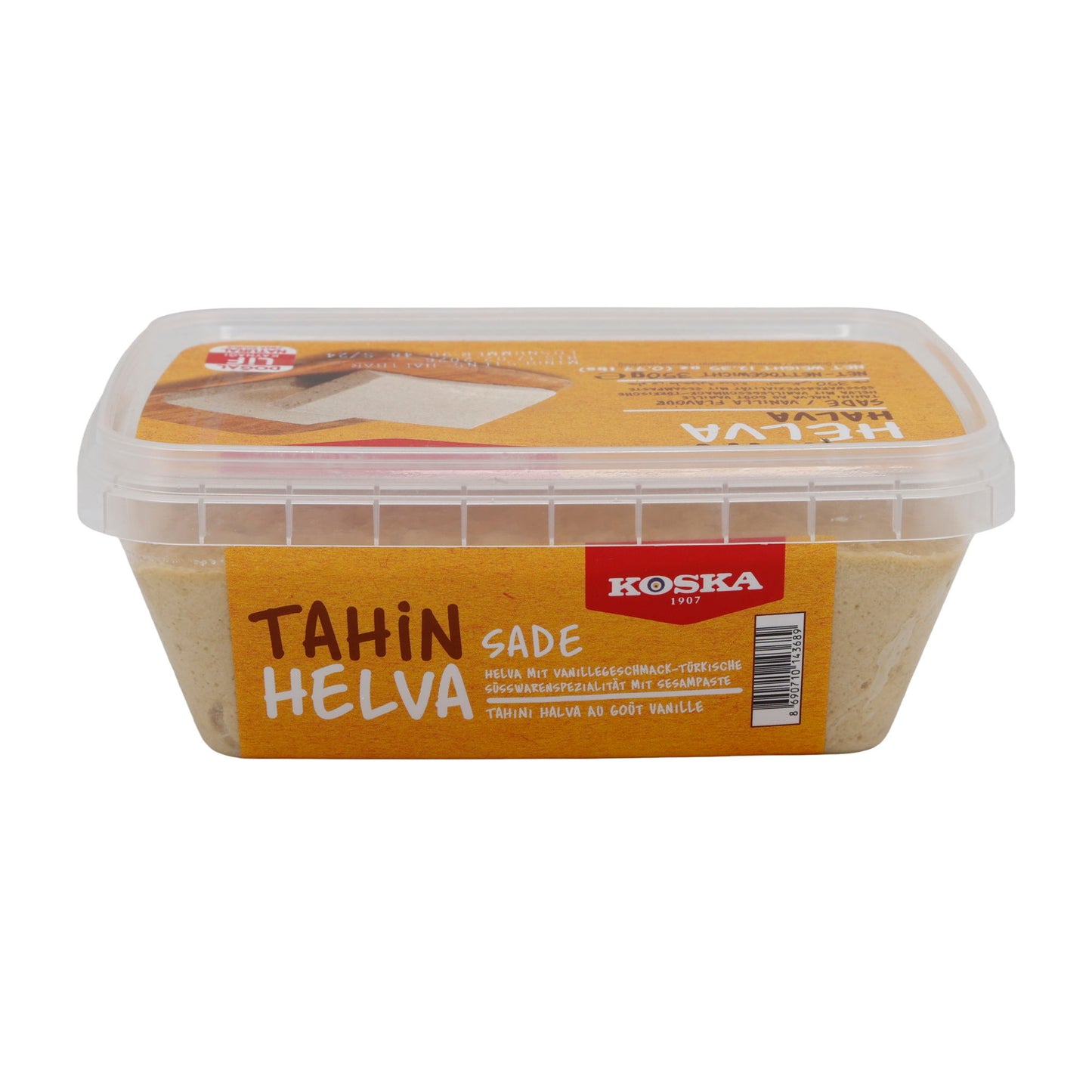 Sesampasta Koska Tahin Helva Vanille | Zoetigheid | Traditionele Turkse zoetigheid | 350 g