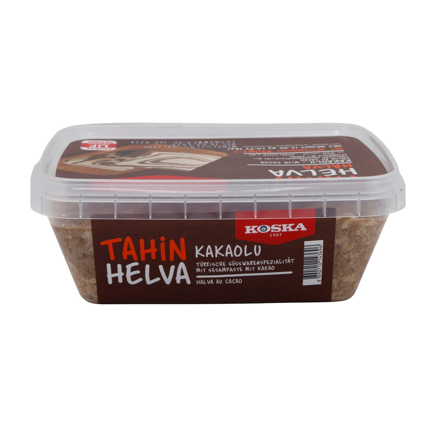 Sesame Paste Koska Tahin Helva with Cocoa | Sweet Dish | Traditional Turkish Confectionery | 350 g