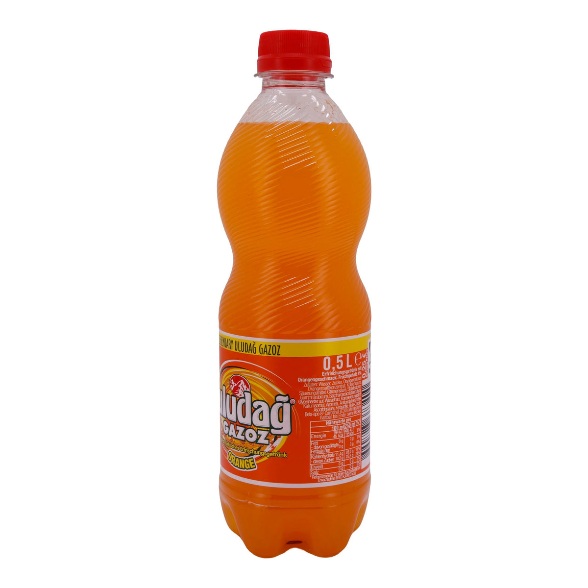 Erfrischungsgetränk Uludağ | Getränk | Gazoz Orange, Spritzig, 0,5 L Flasche ULUDAG
