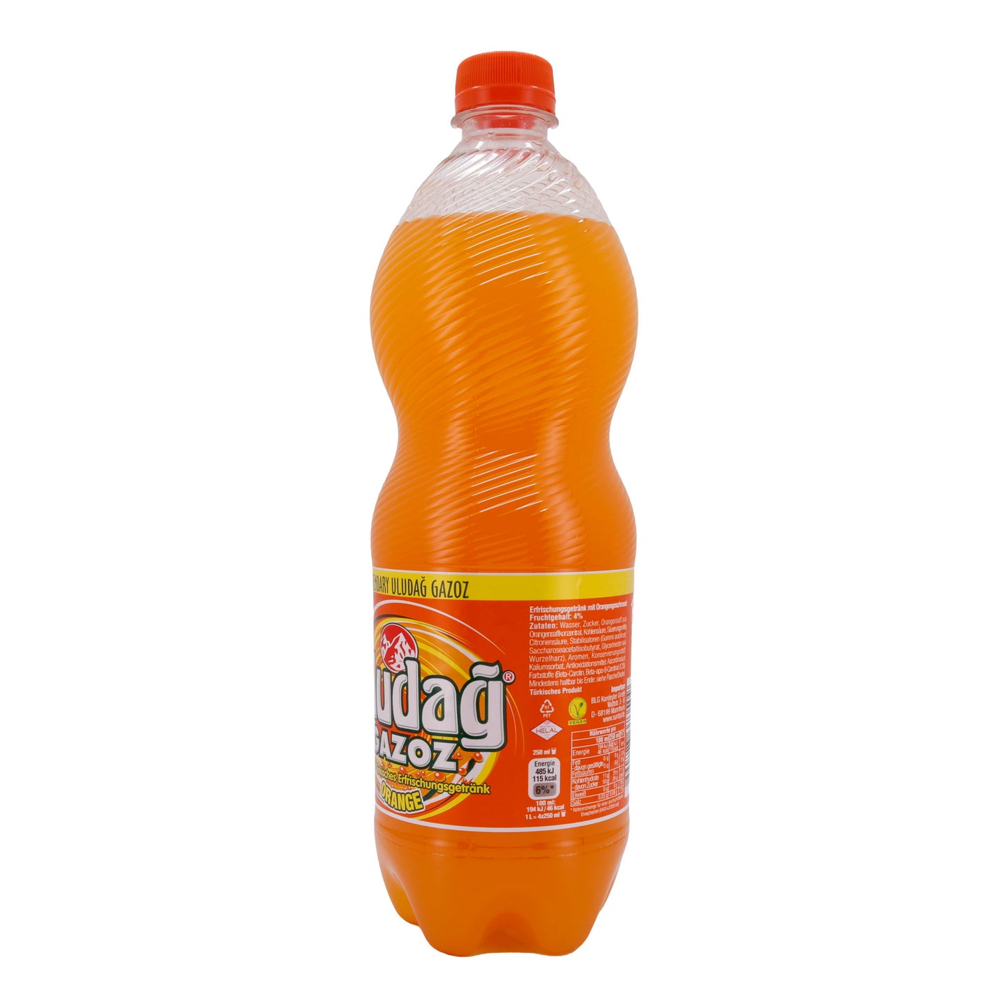 Verfrissend drankje Uludağ Orange | Drank | met sinaasappelsmaak | 1 l