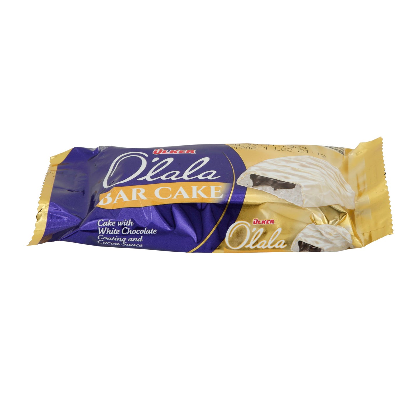 Kuchen Ülker | Olala Bar Cake | Saftig, weiße Schokolade & Kakaosoße | 40 g