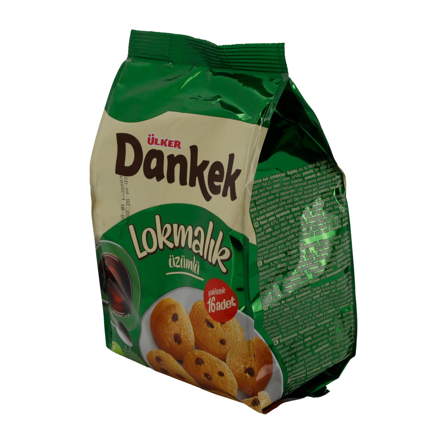 Mini-Rosinenkuchen Ülker Dankek Lokmalık Üzümlü | Kuchen | 160 g Beutel