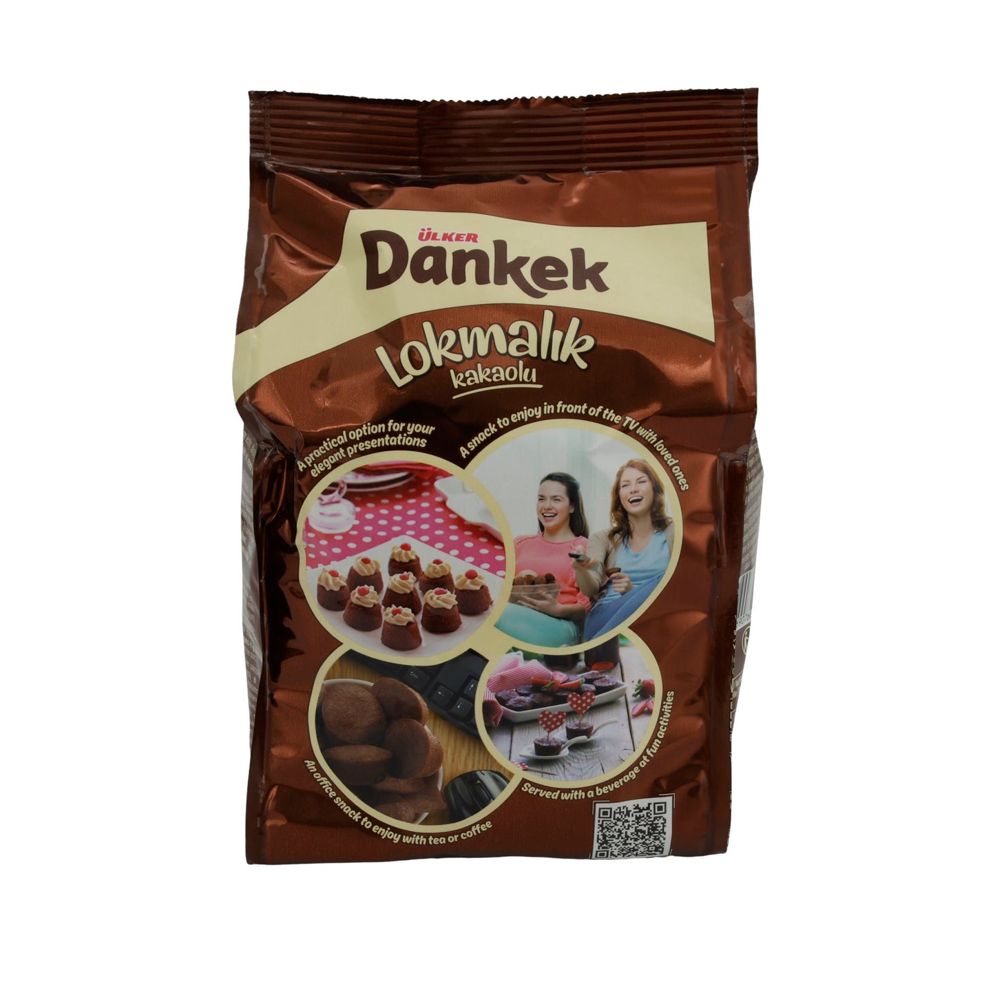Ülker Danke Lokmalık Cocoa Cookies | Pastry | Delicious Chocolate Cookies | 160 g