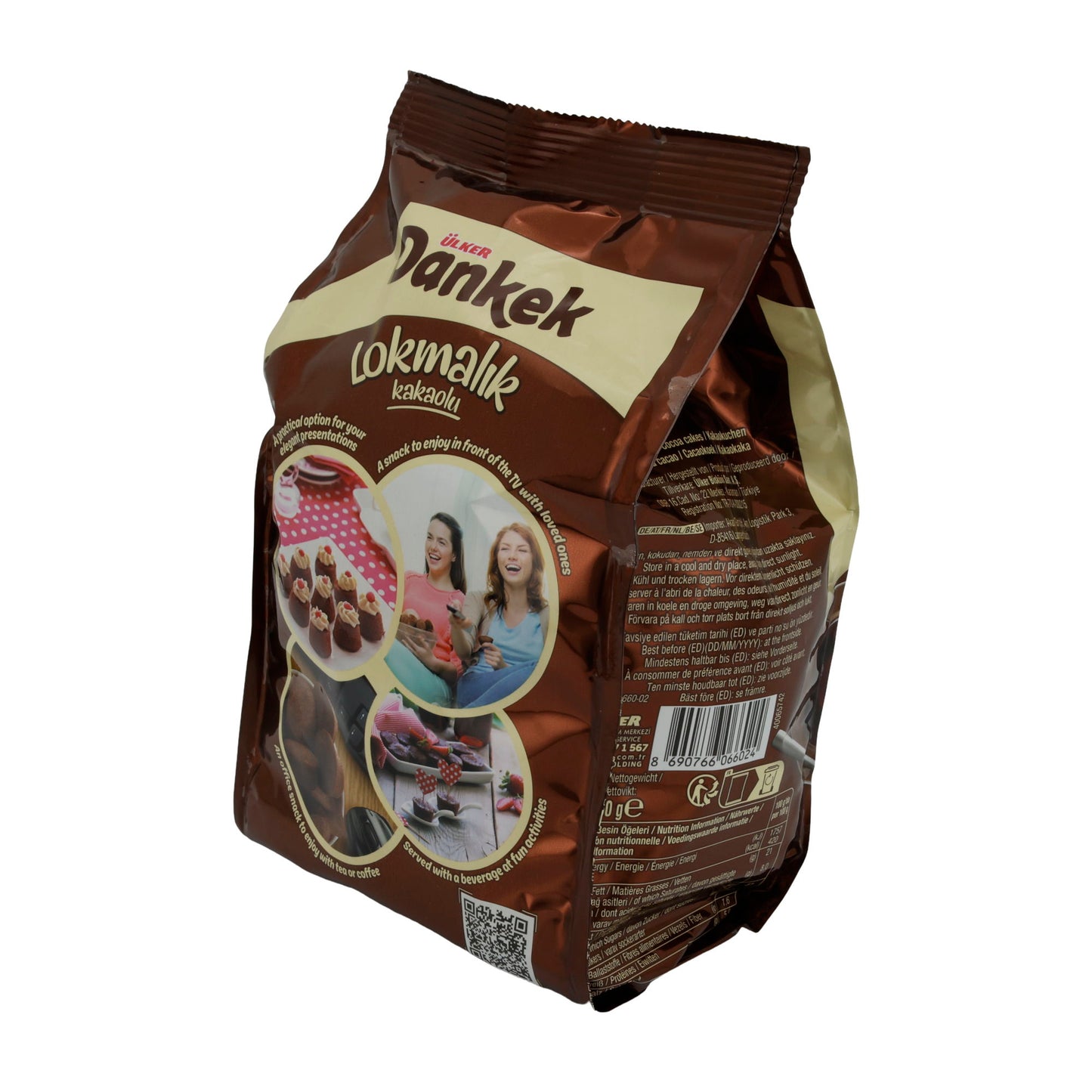 Ülker Danke Lokmalık Cocoa Cookies | Pastry | Delicious Chocolate Cookies | 160 g