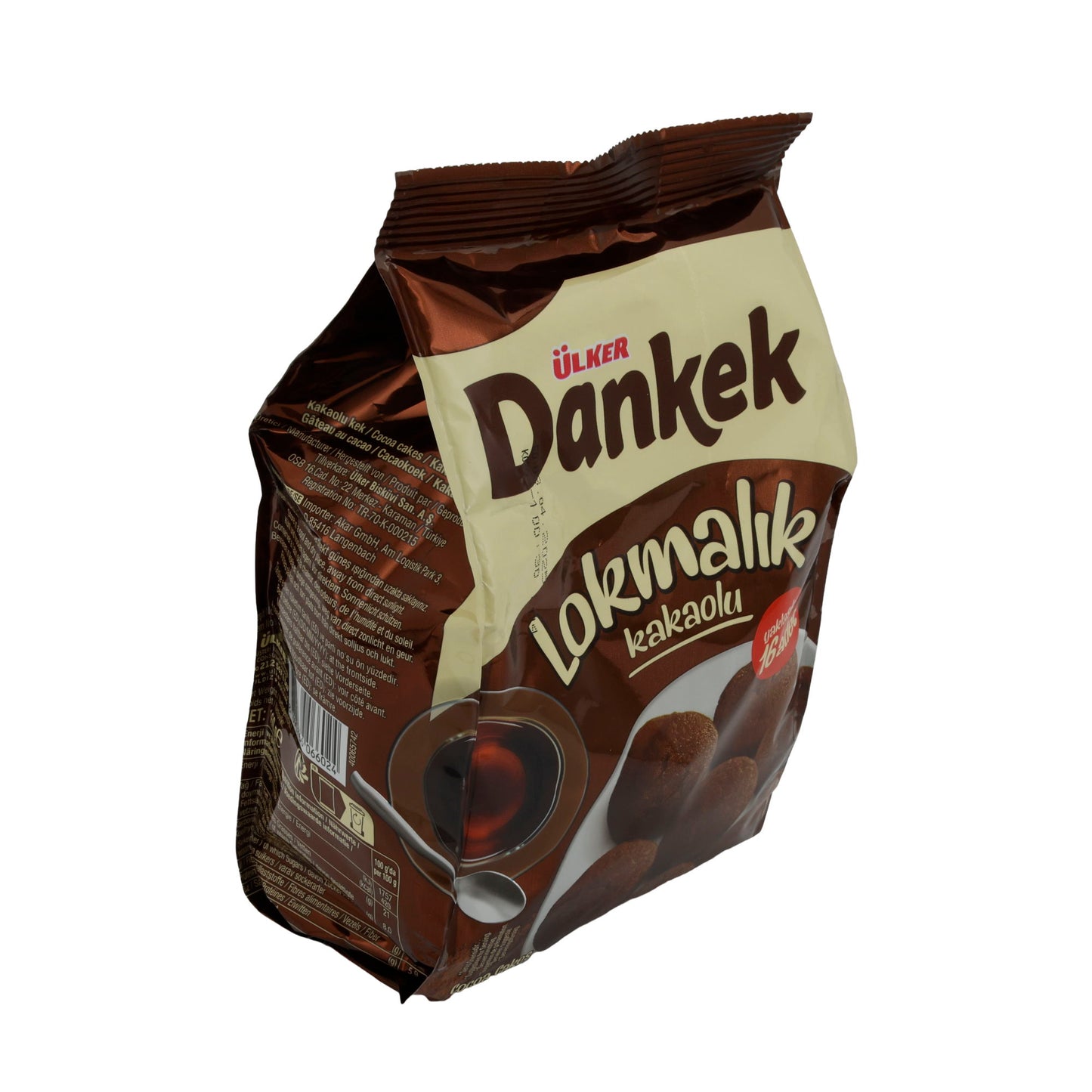Ülker Danke Lokmalık Cocoa Cookies | Pastry | Delicious Chocolate Cookies | 160 g
