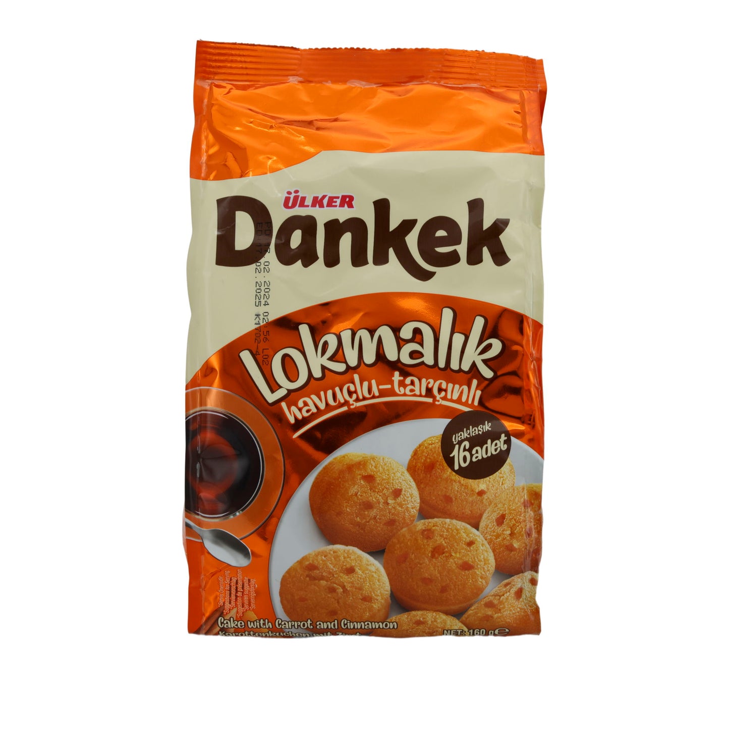 Kuchen Ülker | Teşekkürler Lokmalık | Havuç ve Tarçınlı | 160g