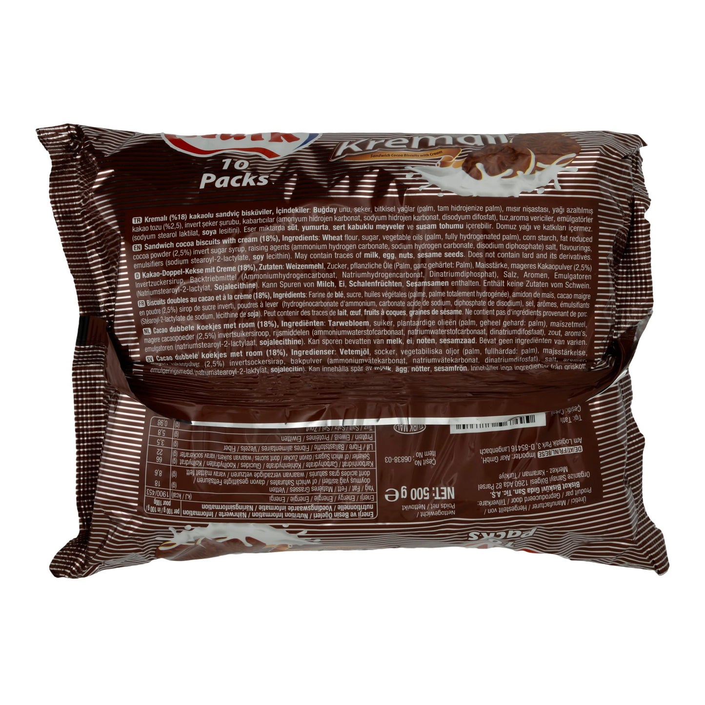 Kekse Halk | Kremali | Kakaokekse mit Cremefüllung | 500 g HALK