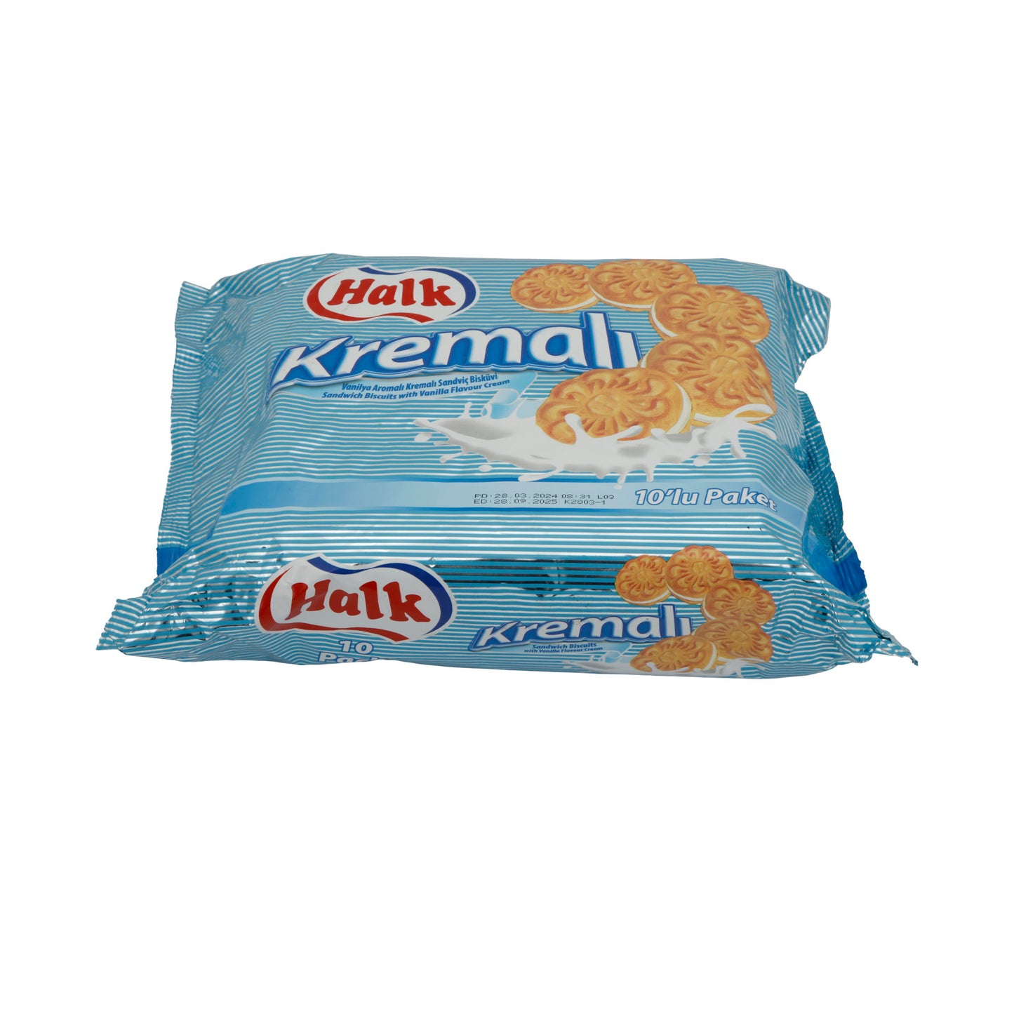 Sandwichkekse Halk Kremalı | Doppelkeks | mit Vanillecreme | 500g