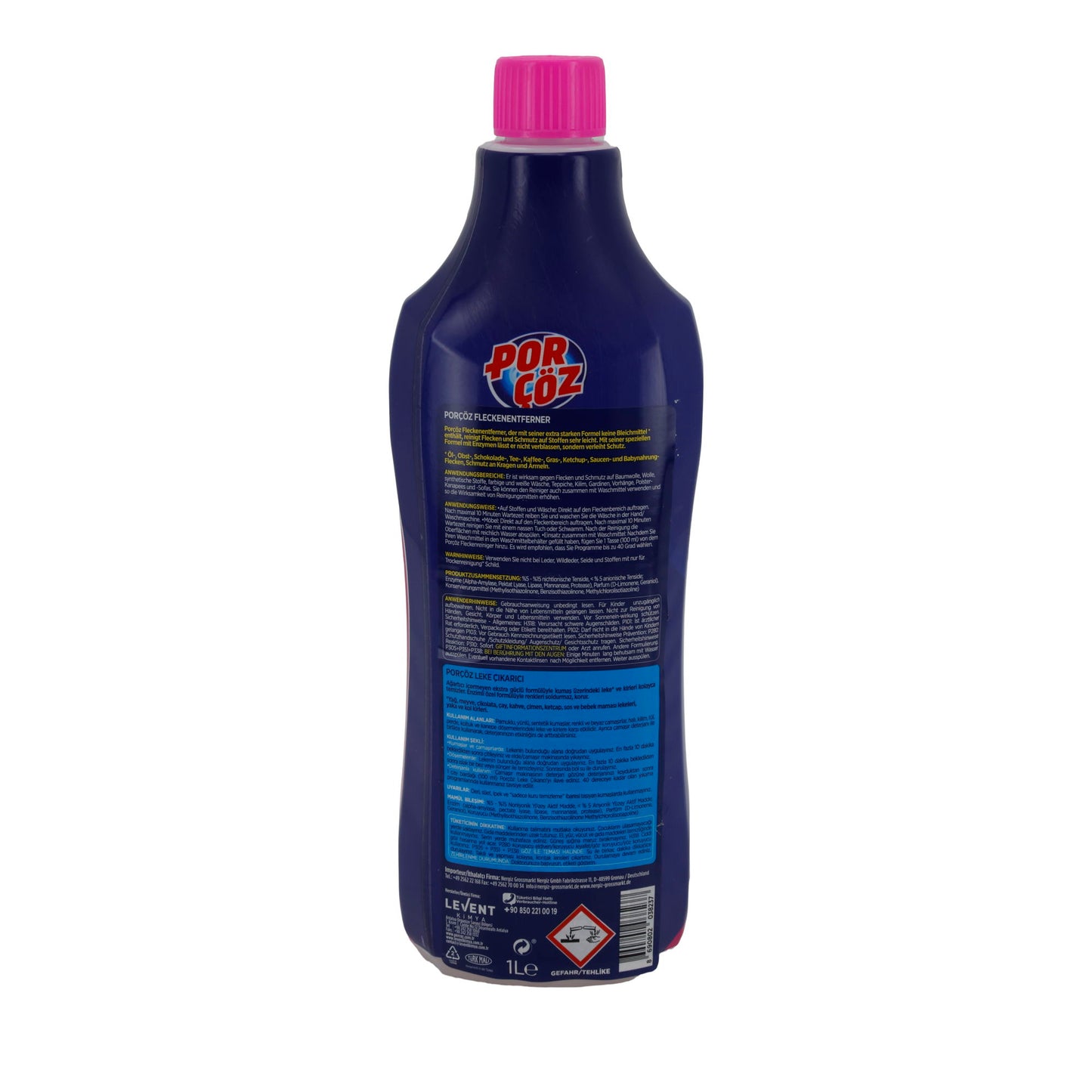 Stain Remover Por Çöz Extra Strong Stain Remover | Stain Remover | Extra Strong Stain Removal | 1 l