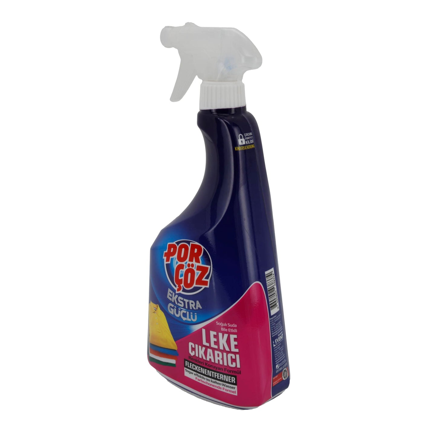 Fleckenentferner Por Çöz | Fleckenentferner | Extra Stark für Textilien | 750 ml PORCOEZ