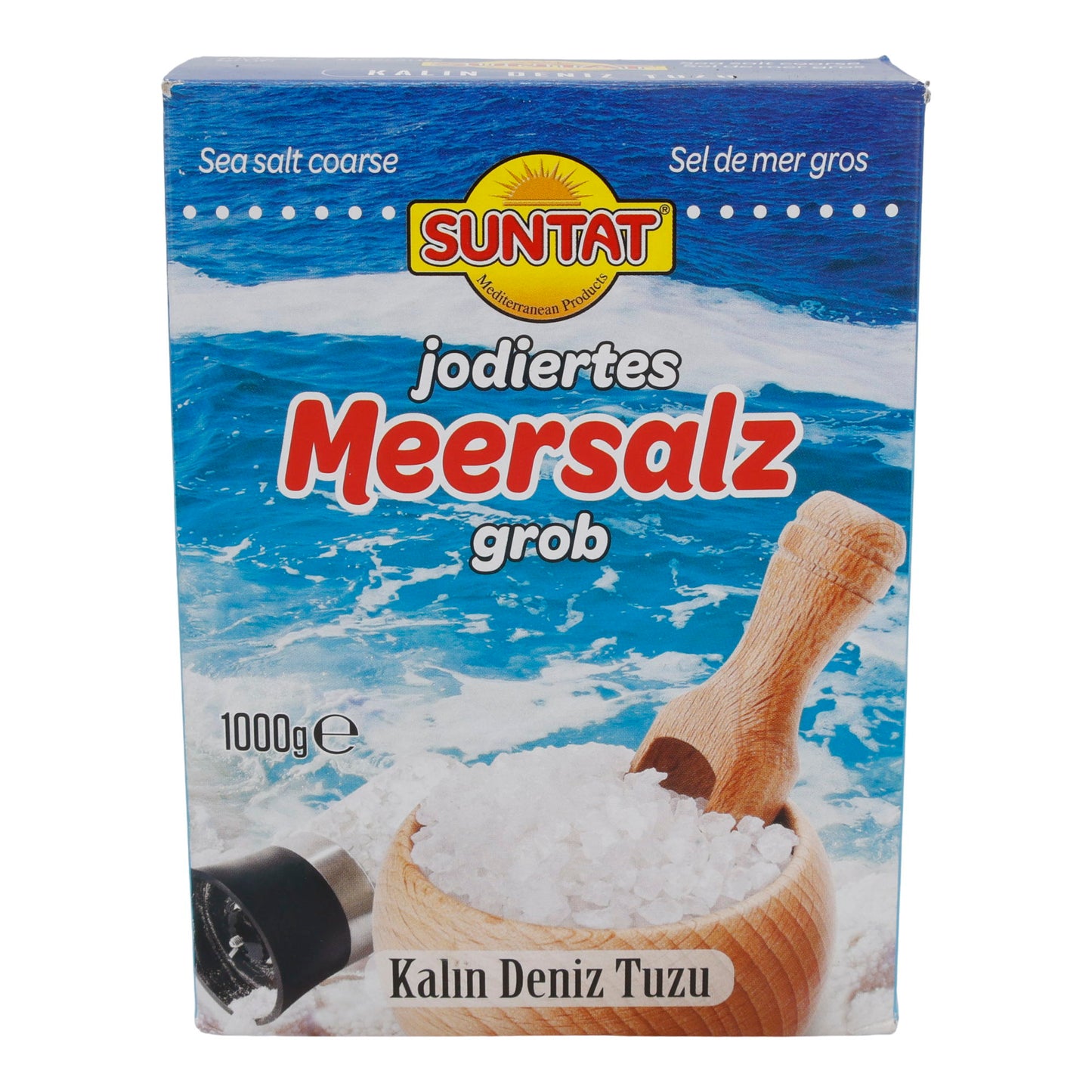 Meersalz Suntat | İyotlu Deniz Tuzu | Kalın | 1000 g