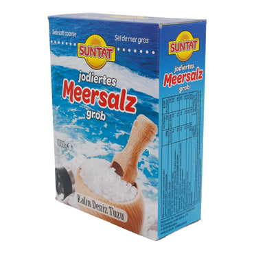 Meersalz Suntat | İyotlu Deniz Tuzu | Kalın | 1000 g