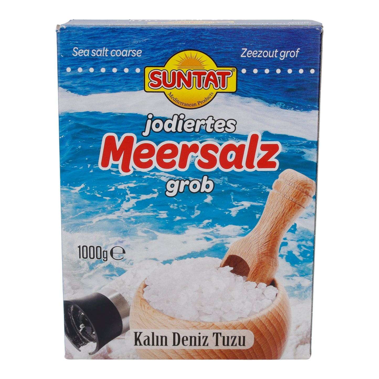 Meersalz Suntat | İyotlu Deniz Tuzu | Kalın | 1000 g
