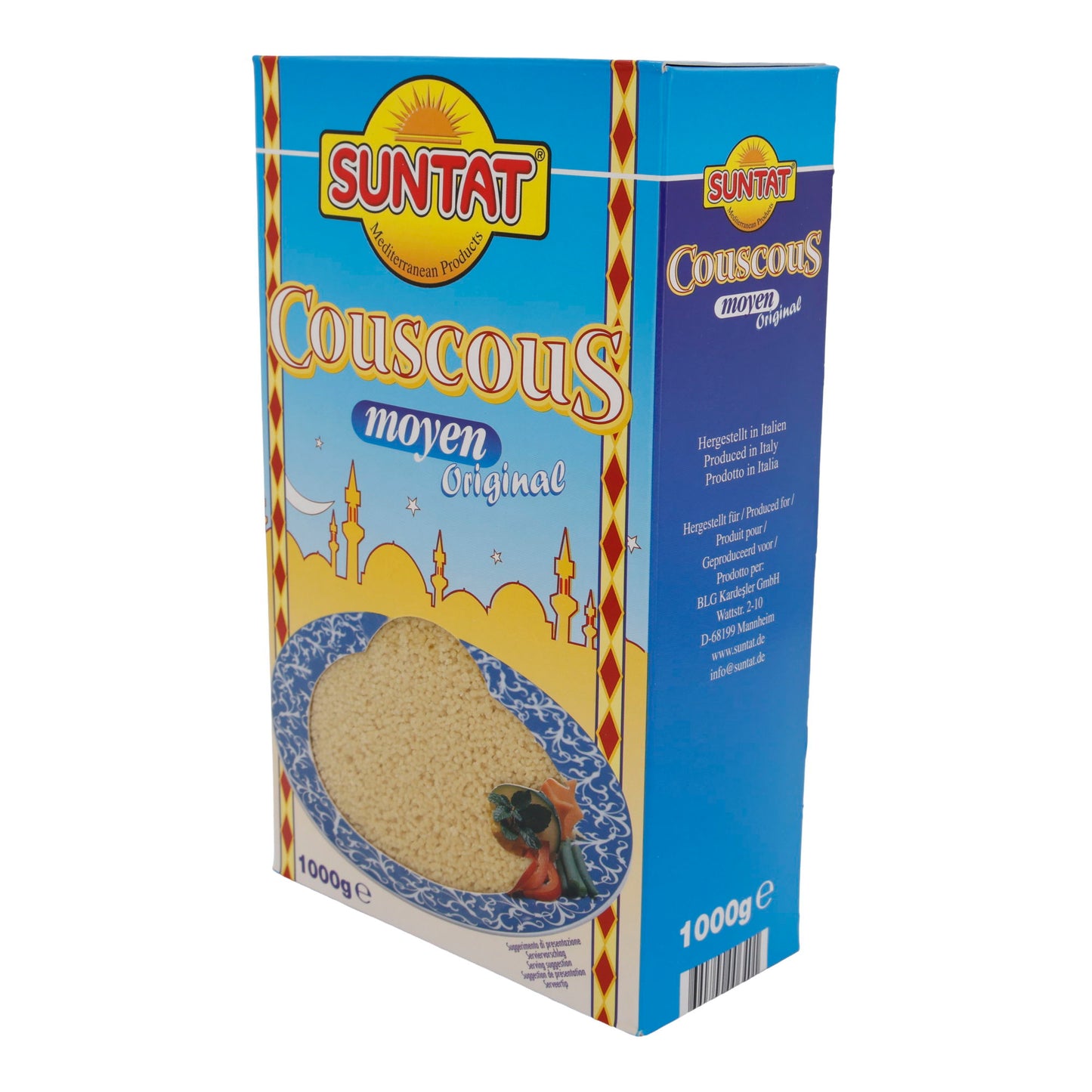 Suntat Couscous | Medium Original | Medium Coarse Durum Wheat Semolina | 1000 g