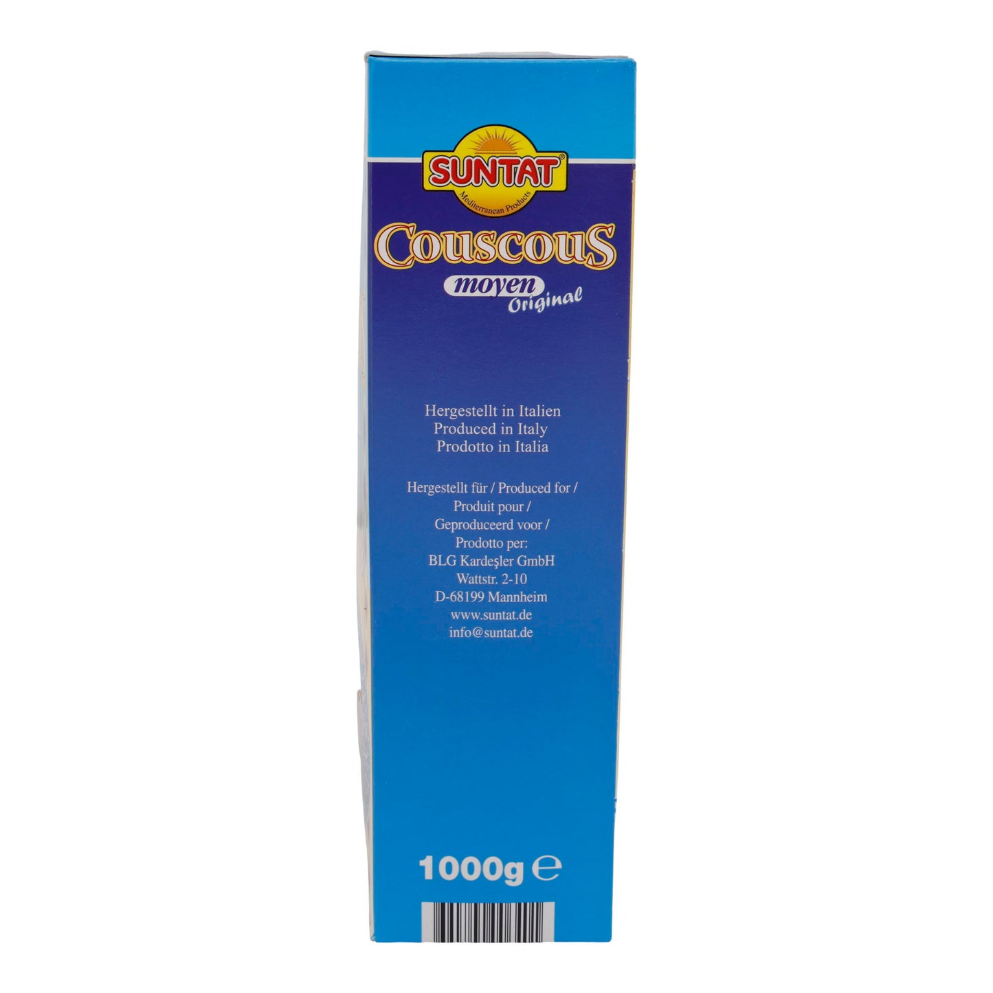 Suntat Couscous | Medium Original | Medium Coarse Durum Wheat Semolina | 1000 g
