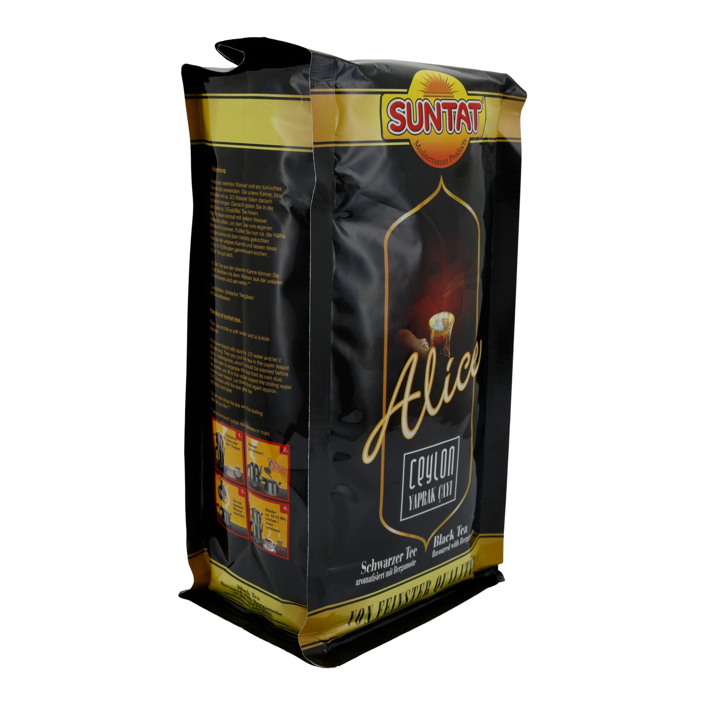 Schwarzer Tee Suntat | Alice Ceylon | Fein, mit Bergamotte-Aroma | 500 g