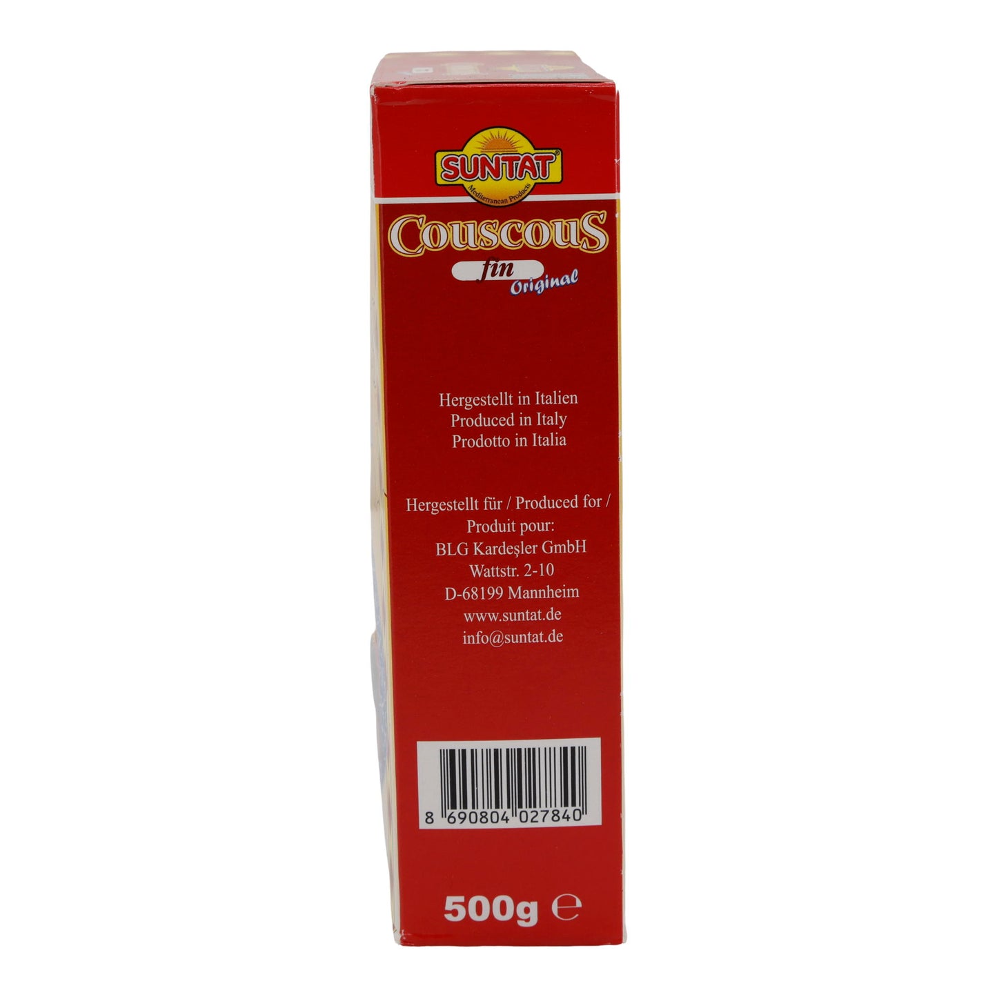 Couscous Suntat | Fijn | Veelzijdige harde tarwegries voor mediterrane & oosterse gerechten | 500 g