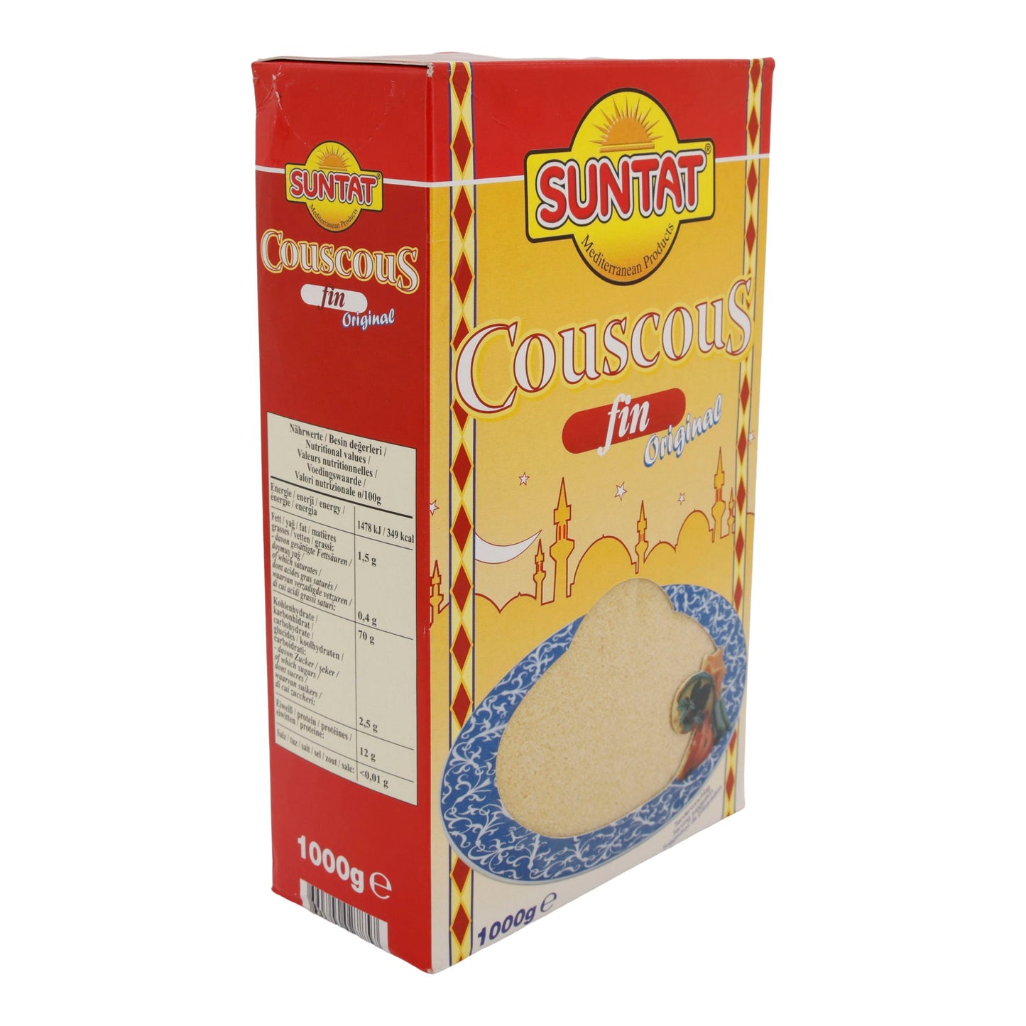 Couscous Suntat | Fin Original | Feinkörnig, vielseitig | 1000 g SUNTAT