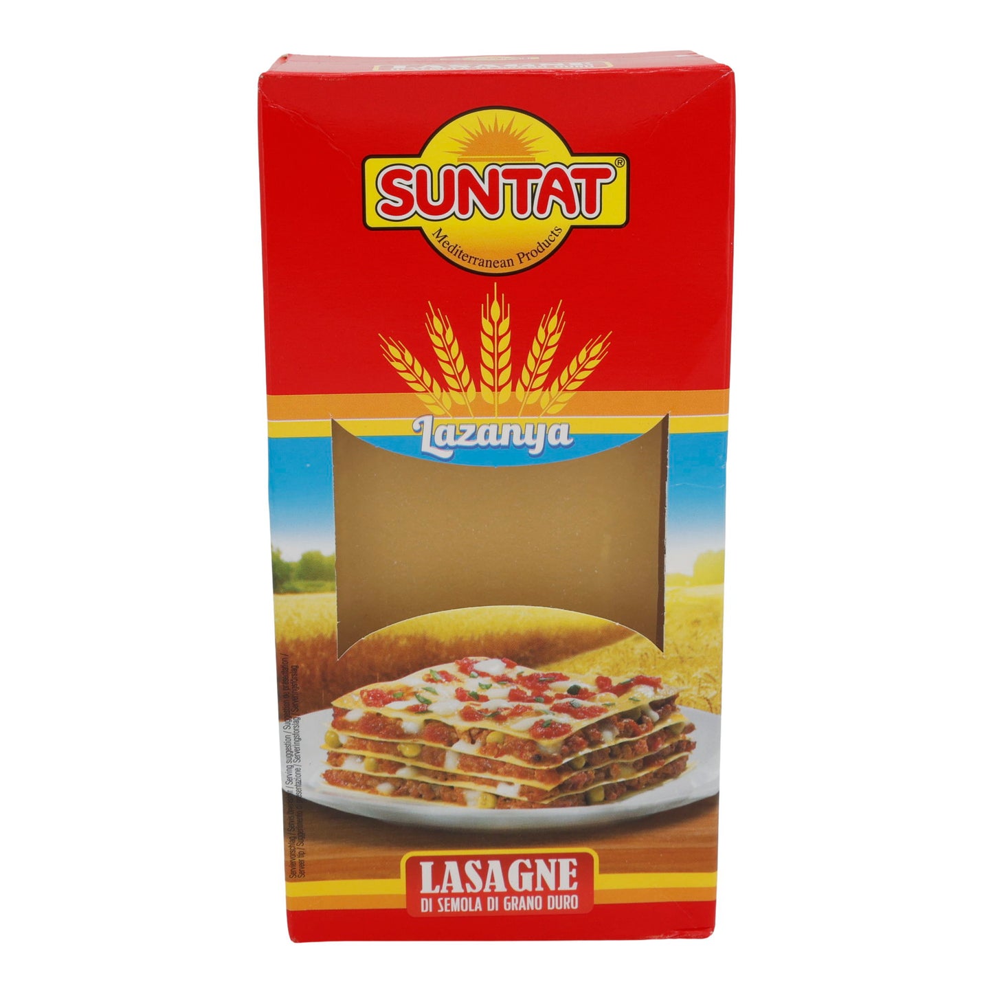 Nudeln Suntat | Lasagne Hartweizengrieß | Voor Italiaanse klassiekers | 500 g