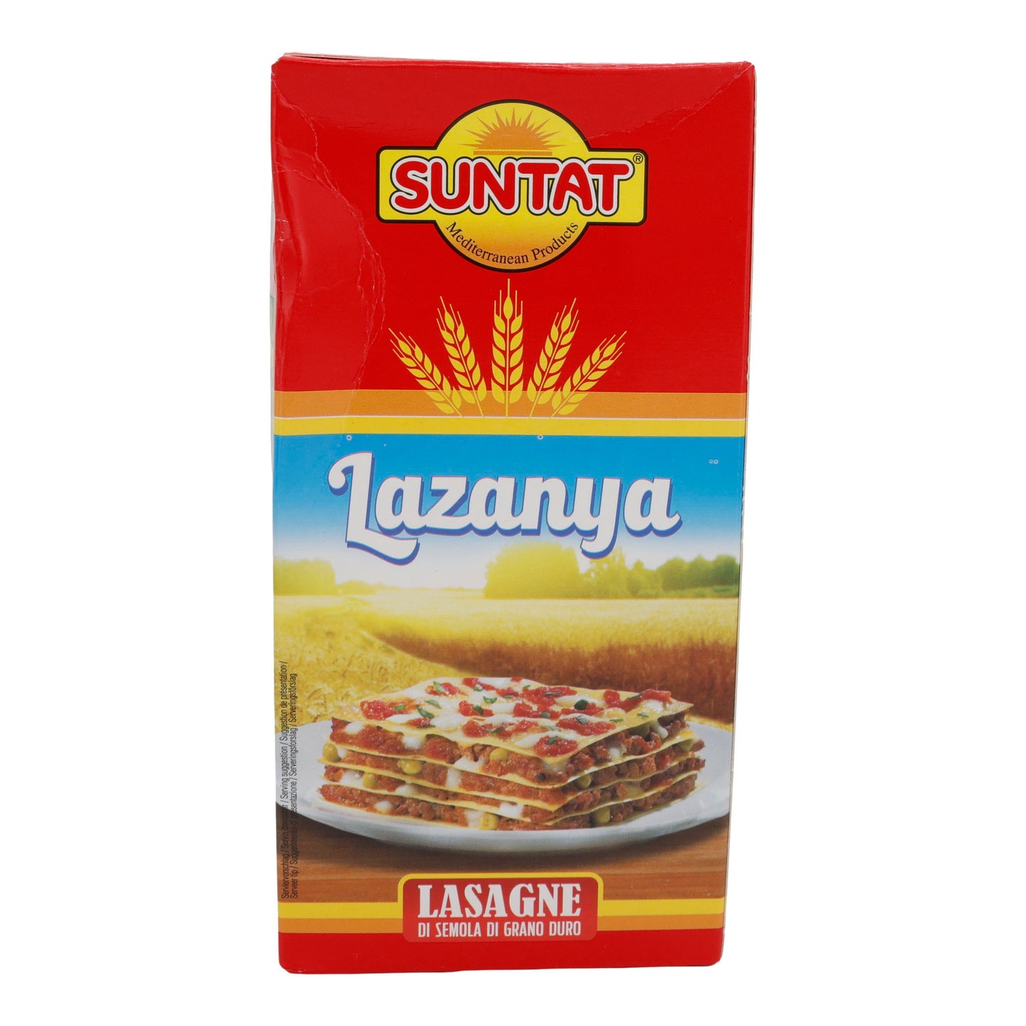 Nudeln Suntat | Lasagne Hartweizengrieß | Voor Italiaanse klassiekers | 500 g