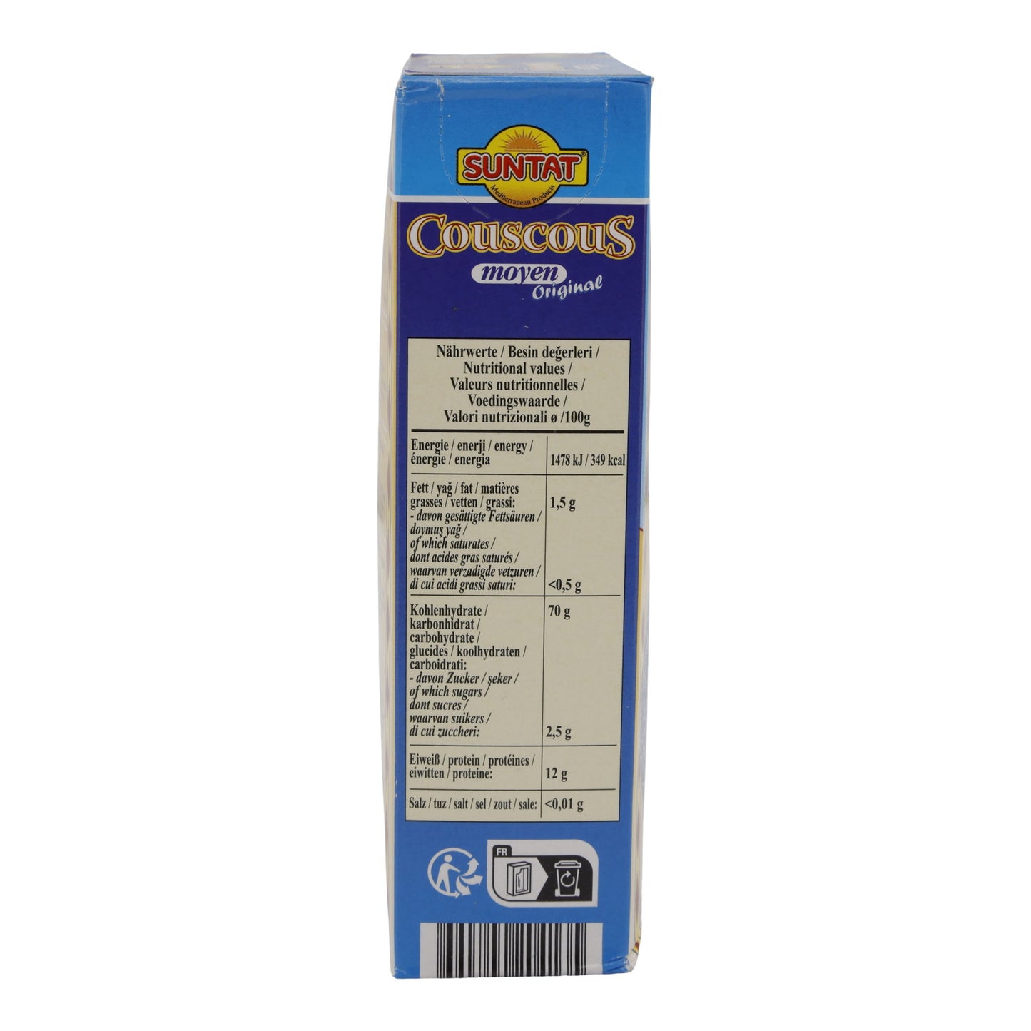 Suntat Couscous | Medium | Medium-Grain Durum Wheat Semolina | 500 g