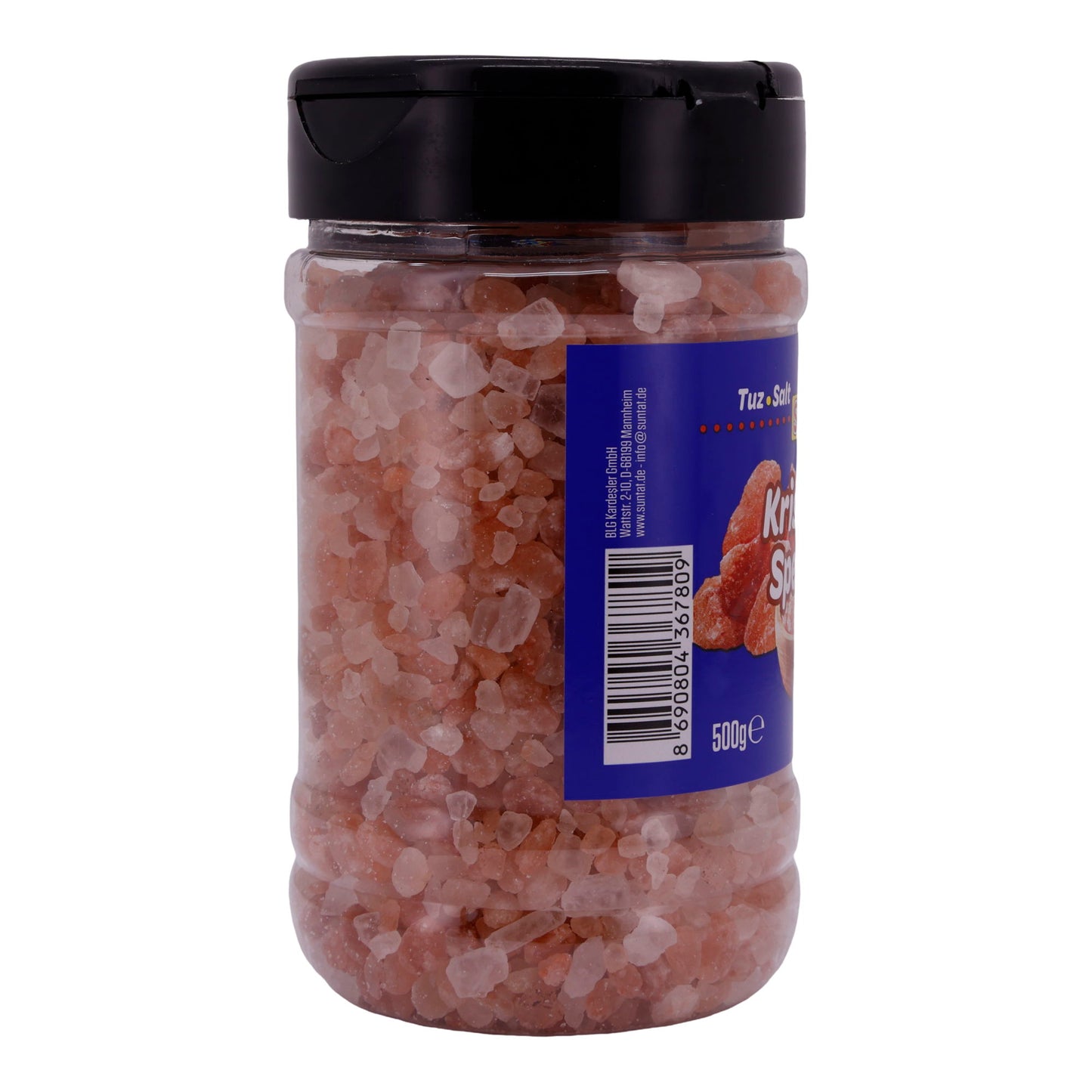 Kristalin Sofra Tuzu SUNTAT | Tuz | Tuz değirmenleri ve baharatlama için doğal iri tuz | 500 g