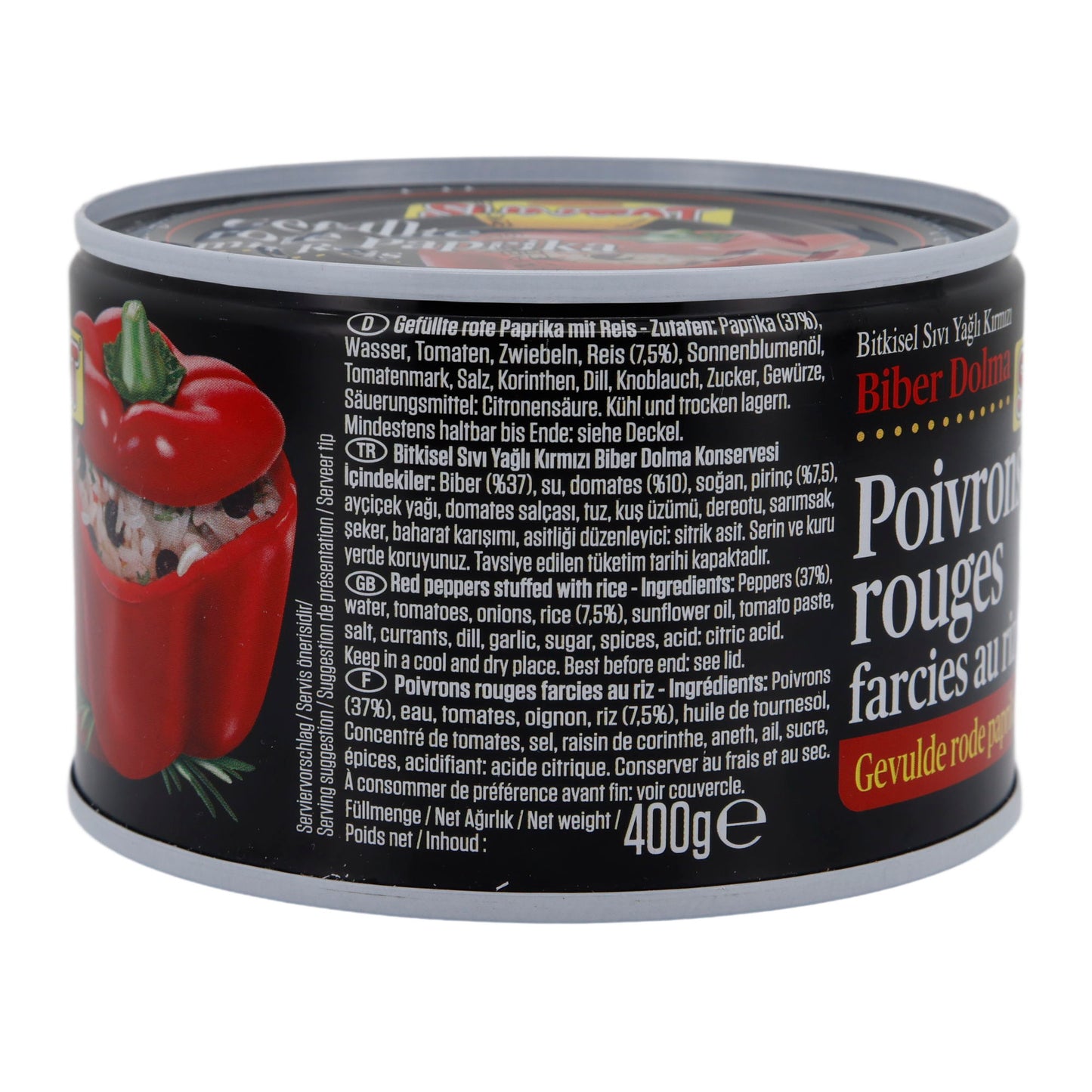 Pirinçli Dolma Kırmızı Biber Suntat | Vejetaryen Uzmanlık | 400 g