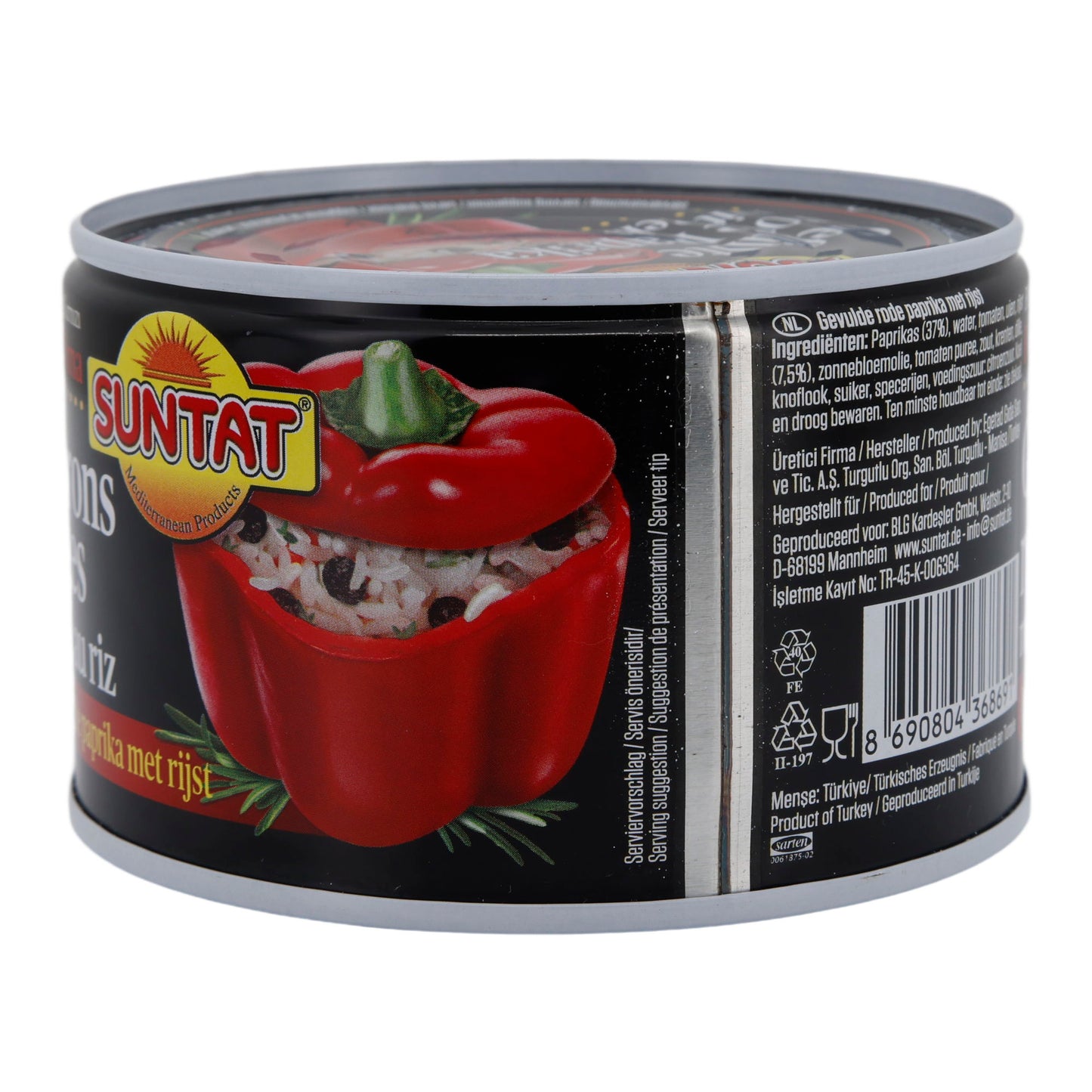 Pirinçli Dolma Kırmızı Biber Suntat | Vejetaryen Uzmanlık | 400 g