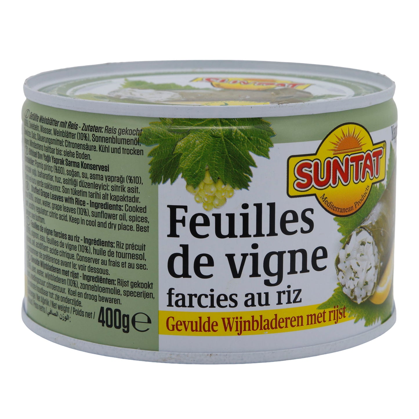 Foglie di vite ripiene Suntat | Con riso | Yaprak Sarma, pronte da servire | 400 g