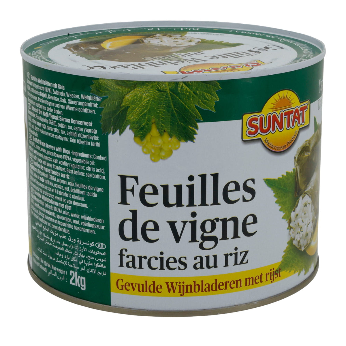 Gefüllte Weinblätter Suntat | Gemüse | Yaprak Sarma | 2 kg SUNTAT