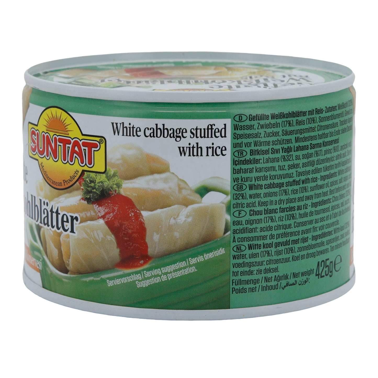 STUFFED WHITE CABBAGE LEAVES WITH RICE