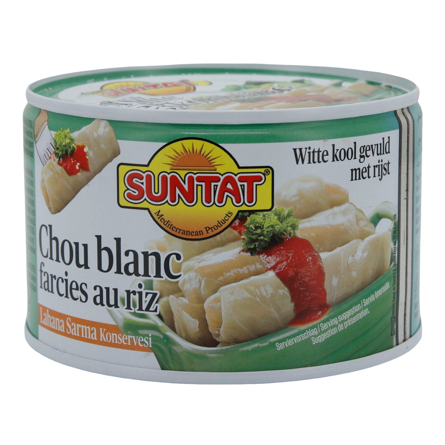 STUFFED WHITE CABBAGE LEAVES WITH RICE
