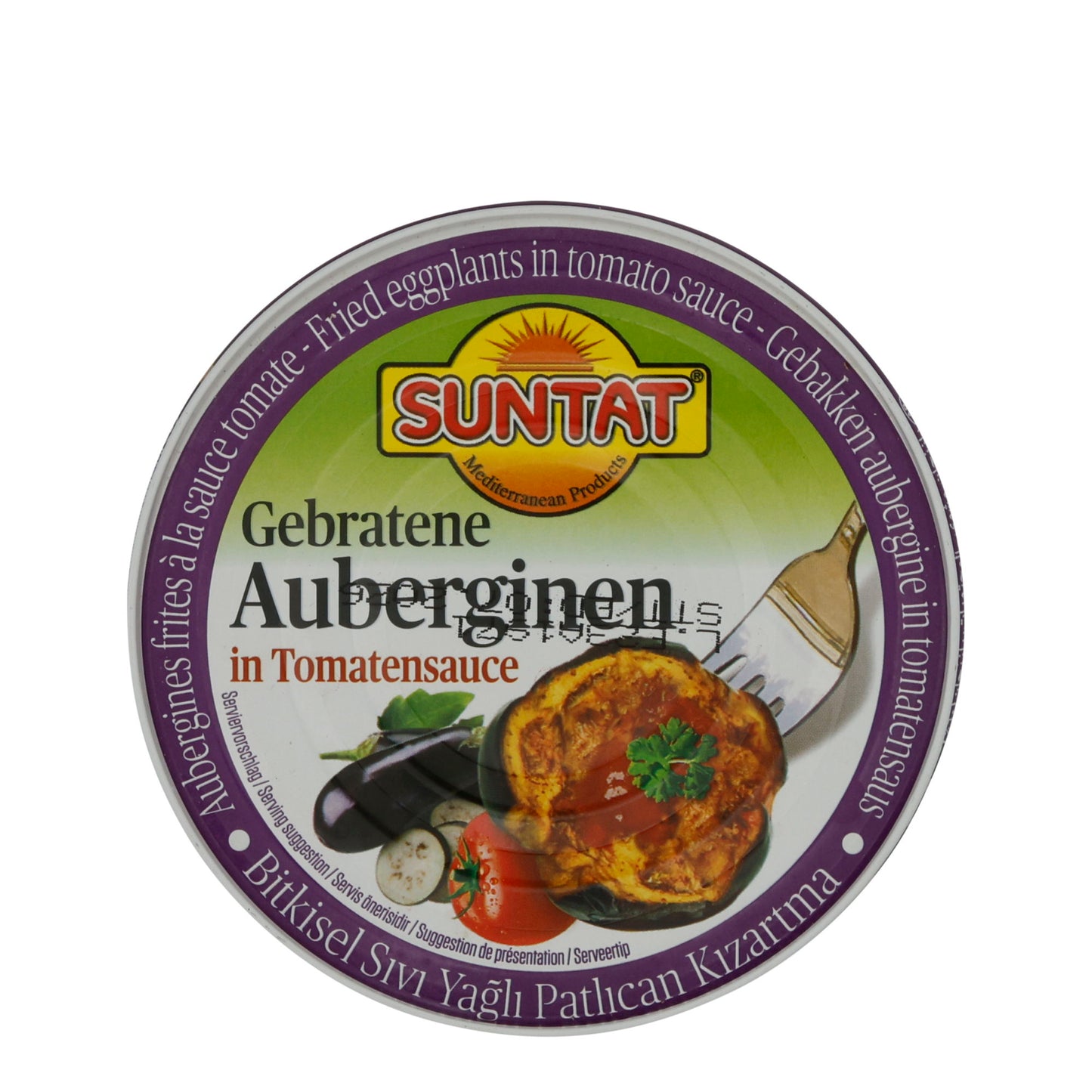 Gebakken aubergines Suntat | Groenten | Mediterraan, pittige tomatensaus | 300 g