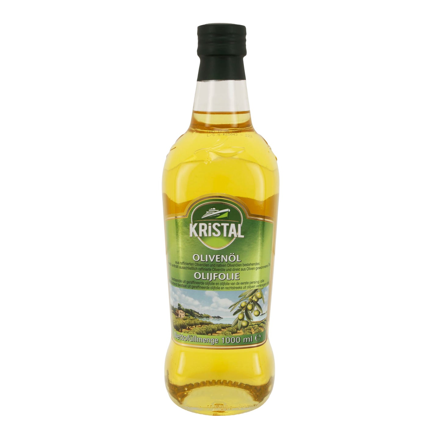 Kristal Olivenöl (Grün, raffiniert & nativ gemischt) 1 L