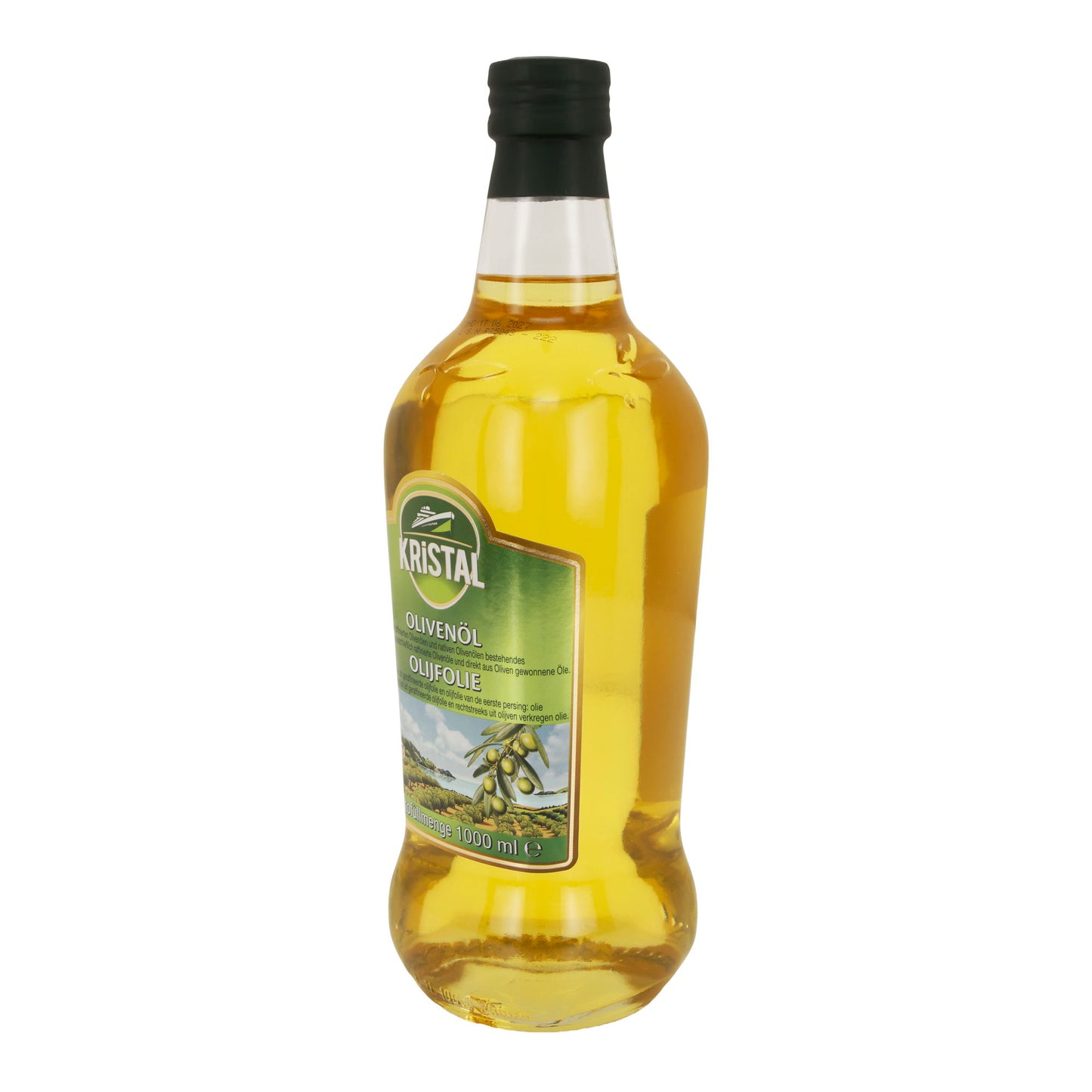 Kristal Olivenöl (Grün, raffiniert & nativ gemischt) 1 L
