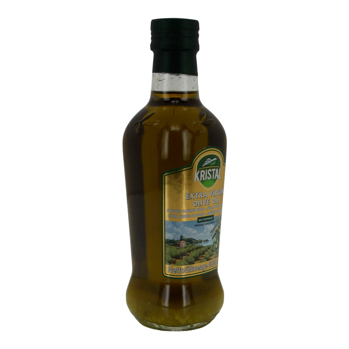 Öl Kristal | Extra Virgin Olivenöl | Kaltgepresst, Türkei | 500 ml KRISTAL