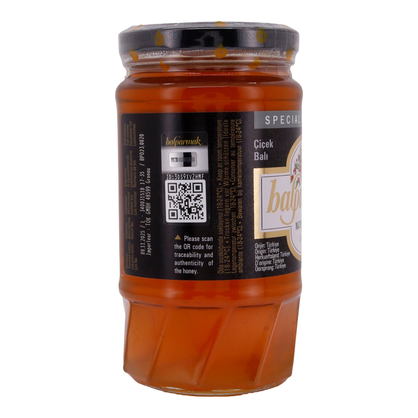 Blütenhonig Balparmak | Honig | Natürlich und Aromatisch | 460 g