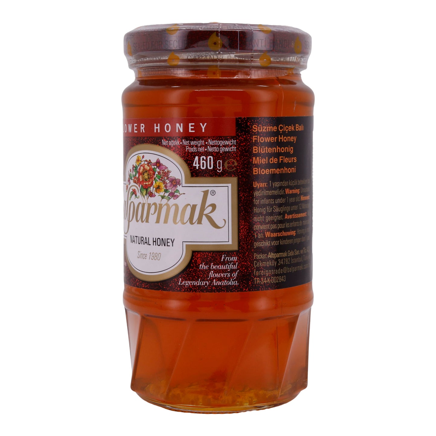 Blütenhonig Balparmak | Kavanozda | Anadolu'dan Doğal Çiçek Balı | 460 g